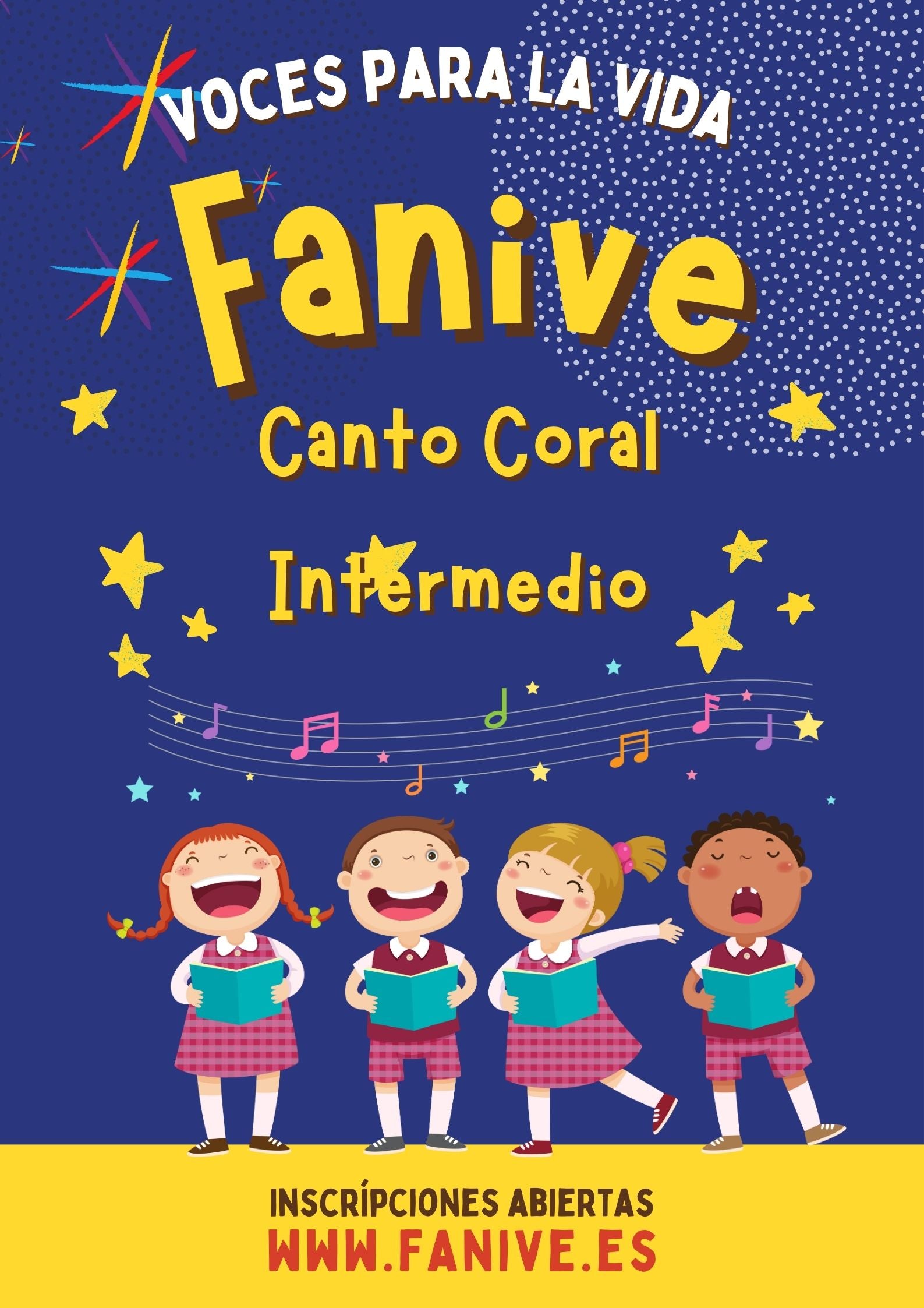 Canto Coral Intermedio (Edad Sugerida 12 años en adelante)