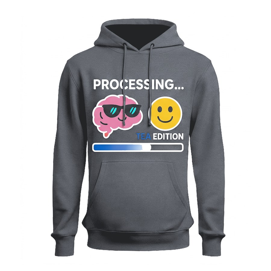 Sudadera con capucha Processing… TEA edition · montaje en Gris grafito