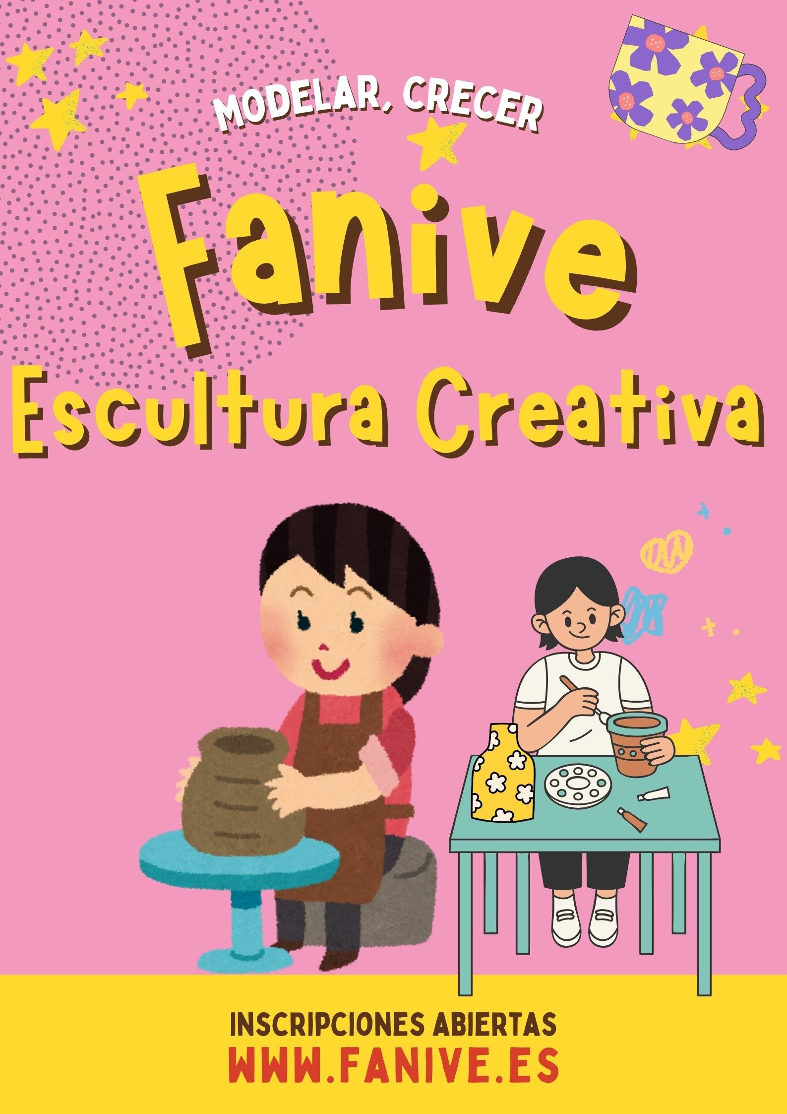 Taller de Escultura Creativa (Edades sugeridas: 7–14 años)