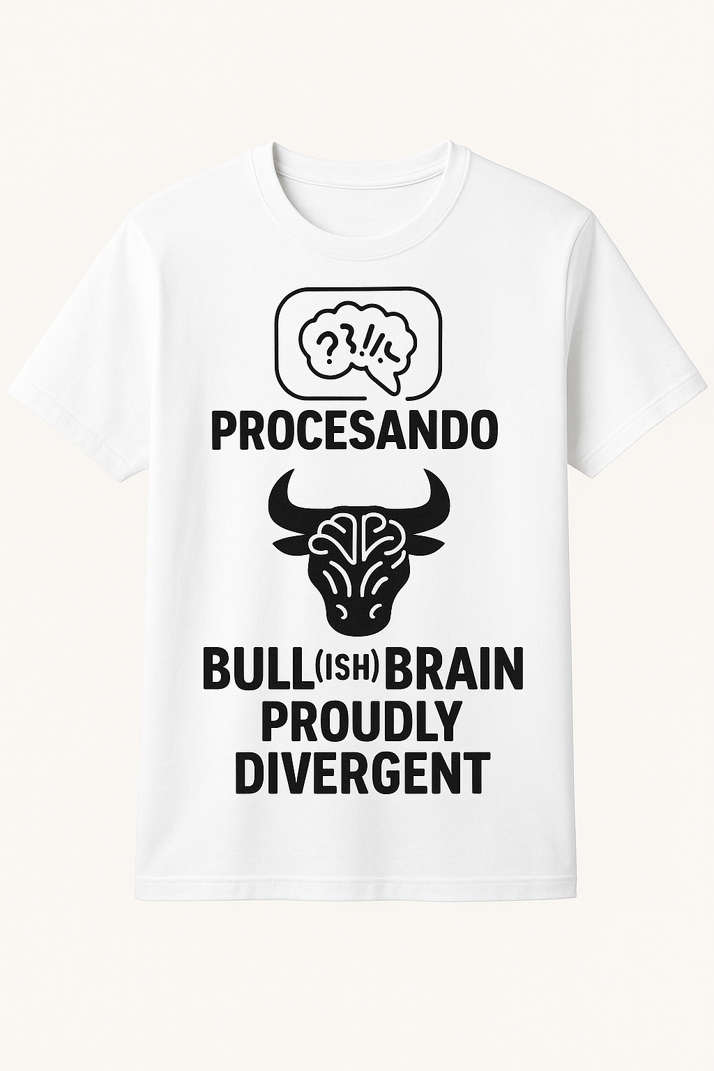 Camiseta con mensaje inclusivo