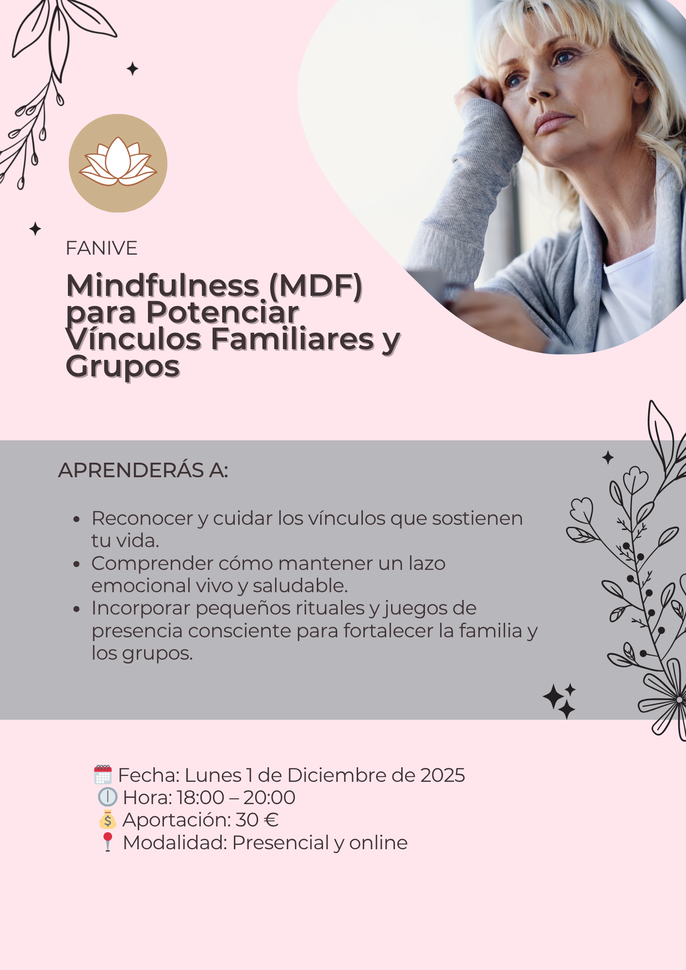 Mindfulness (MDF) para Potenciar Vínculos Familiares y Grupos