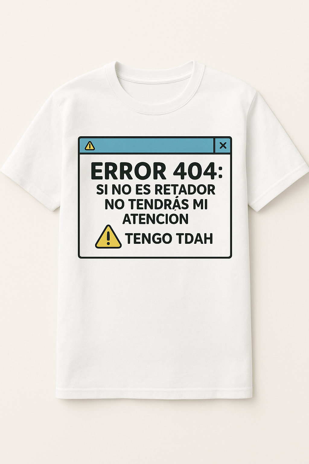 Camiseta con mensaje inclusivo