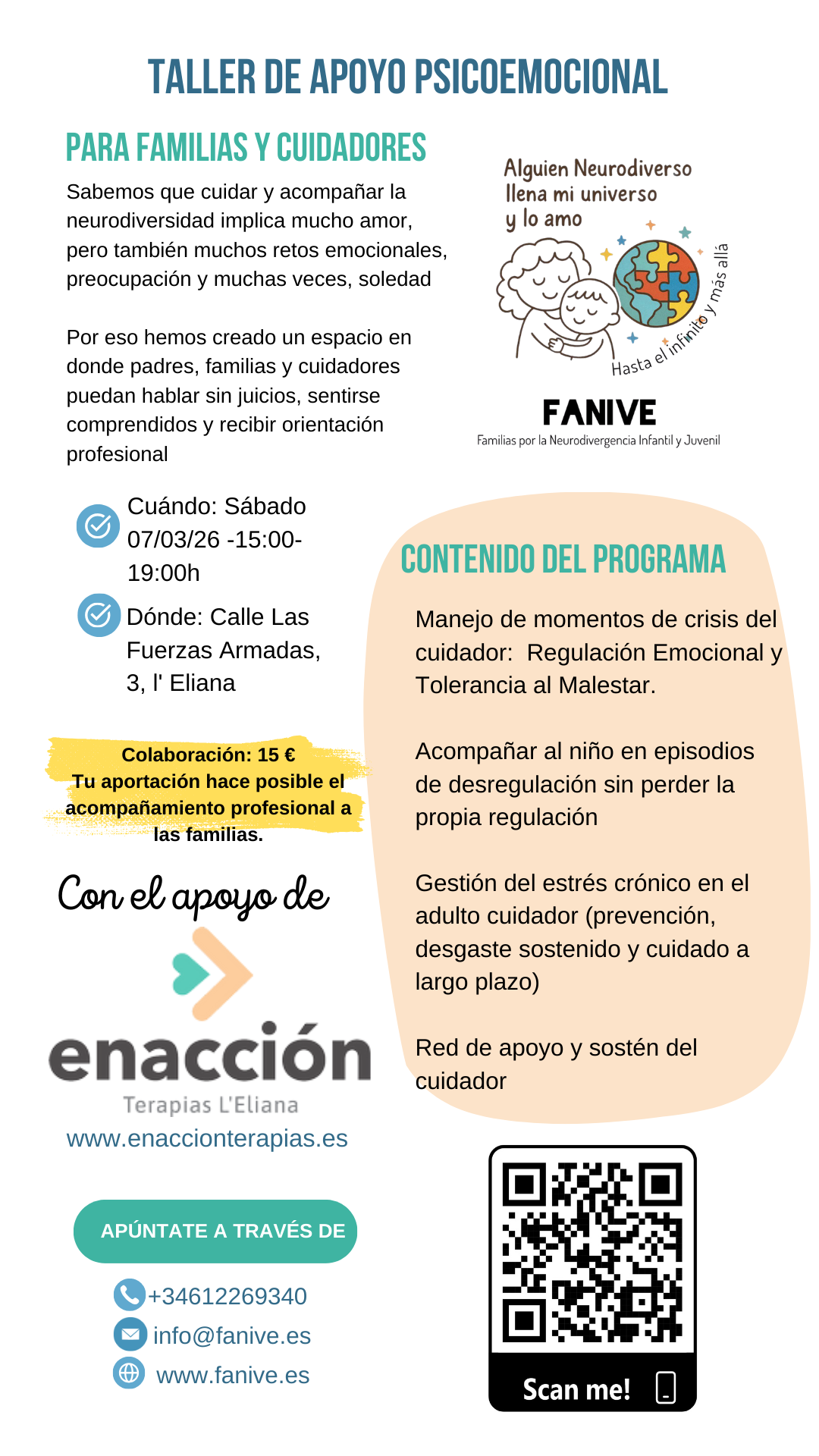 Taller Apoyo Psico-emocional Para Padres (4 Sesiones)