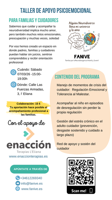 Taller Apoyo Psico-emocional Para Padres (4 Sesiones)