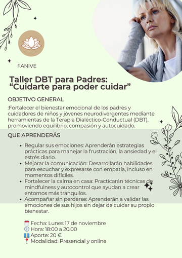 Taller de Terapia Dialéctico Conductual (Para Padres)